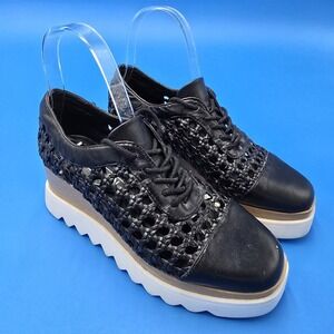 Sol Sana Fremont Platform Black Oxford Sz EUR 37 US 7